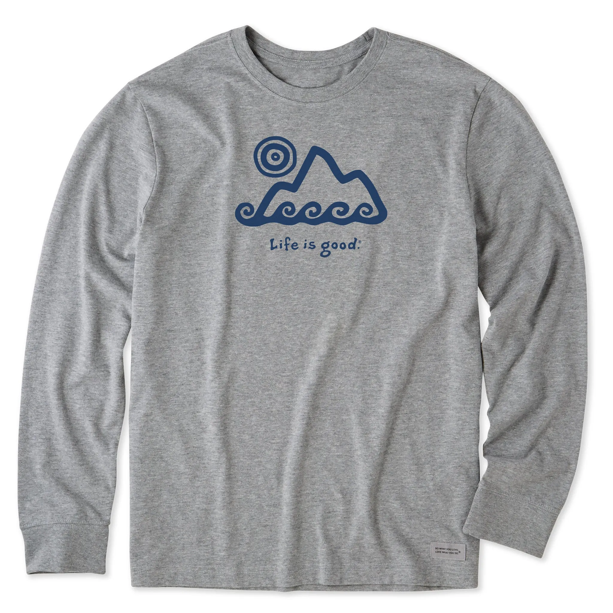 Men's Tribal Mountain Long Sleeve Crusher Tee Life is Good
