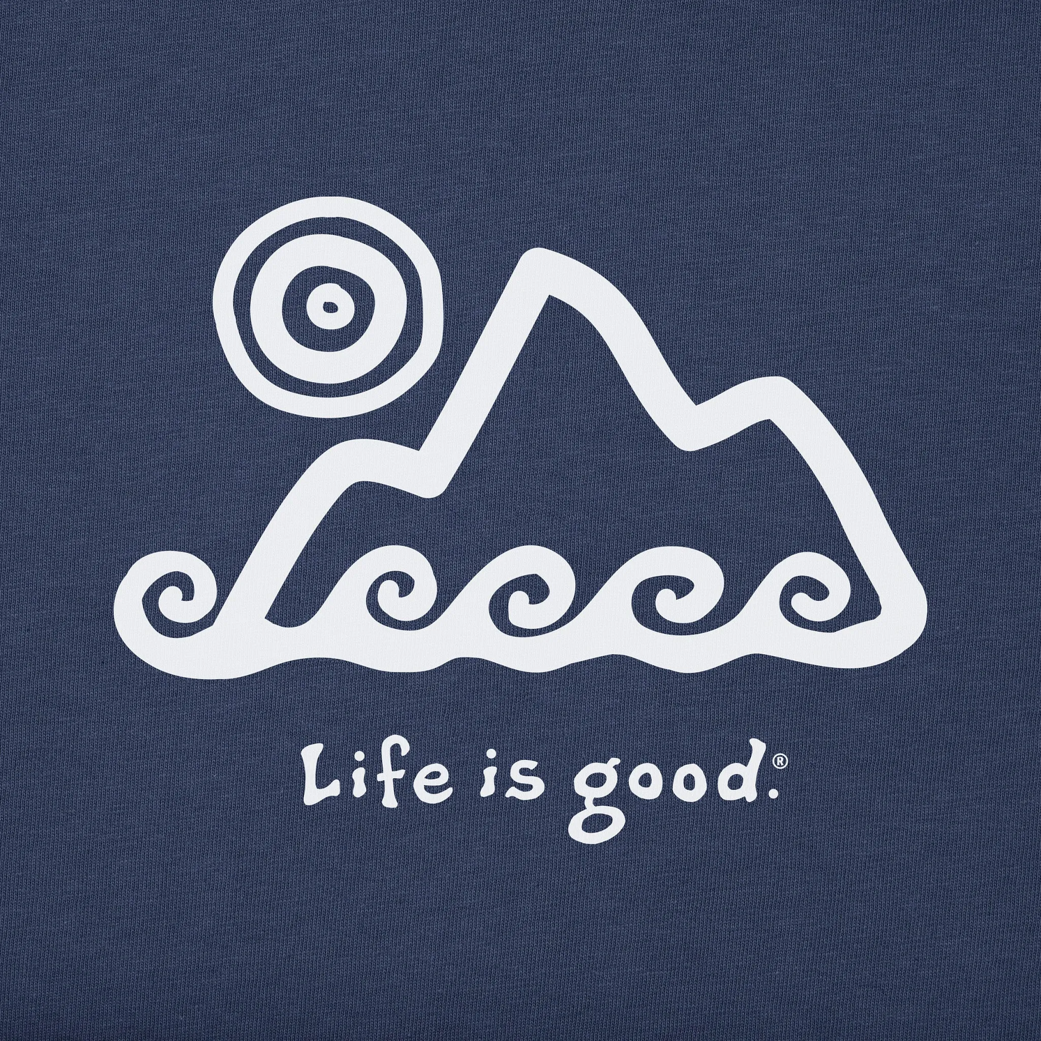 Men's Tribal Mountain Long Sleeve Crusher Tee Life is Good