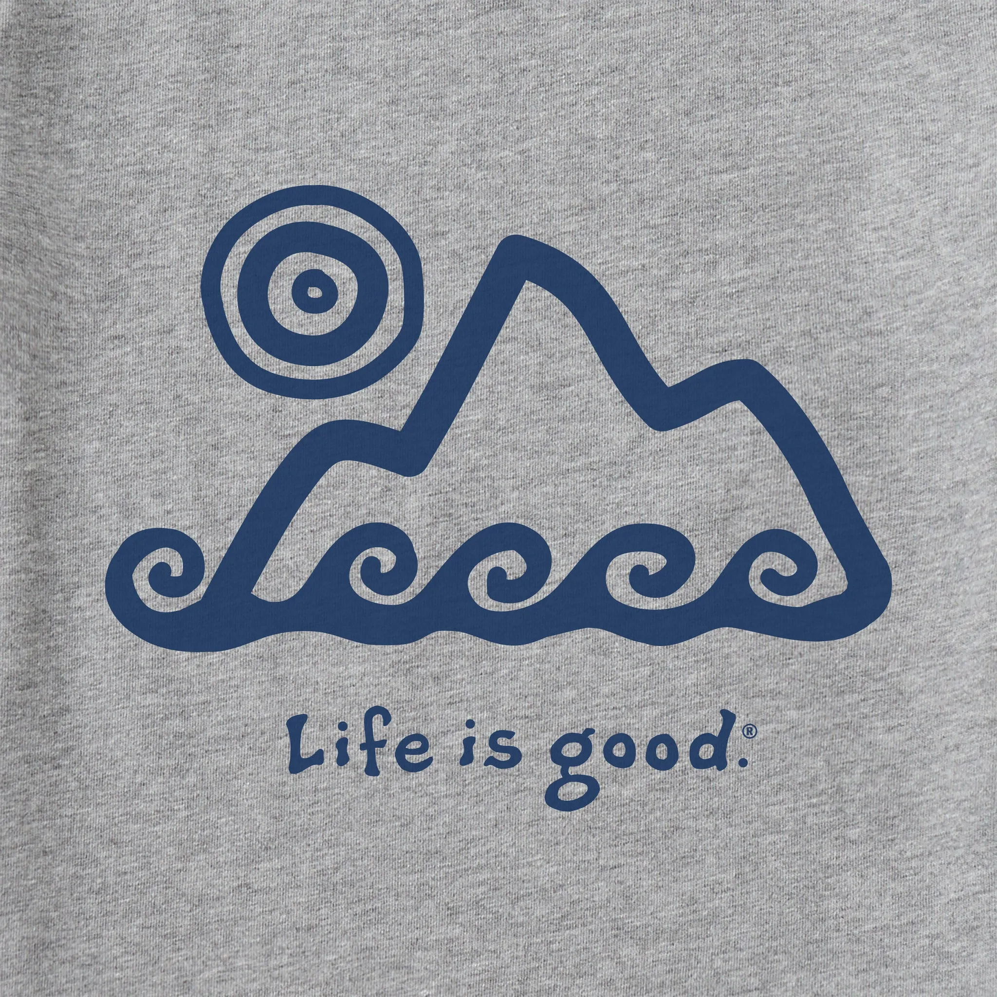 Men's Tribal Mountain Long Sleeve Crusher Tee Life is Good