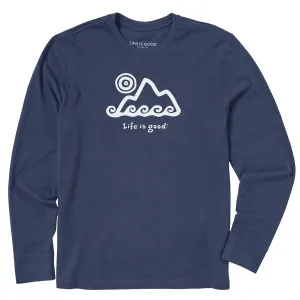 Men's Tribal Mountain Long Sleeve Crusher Tee Life is Good
