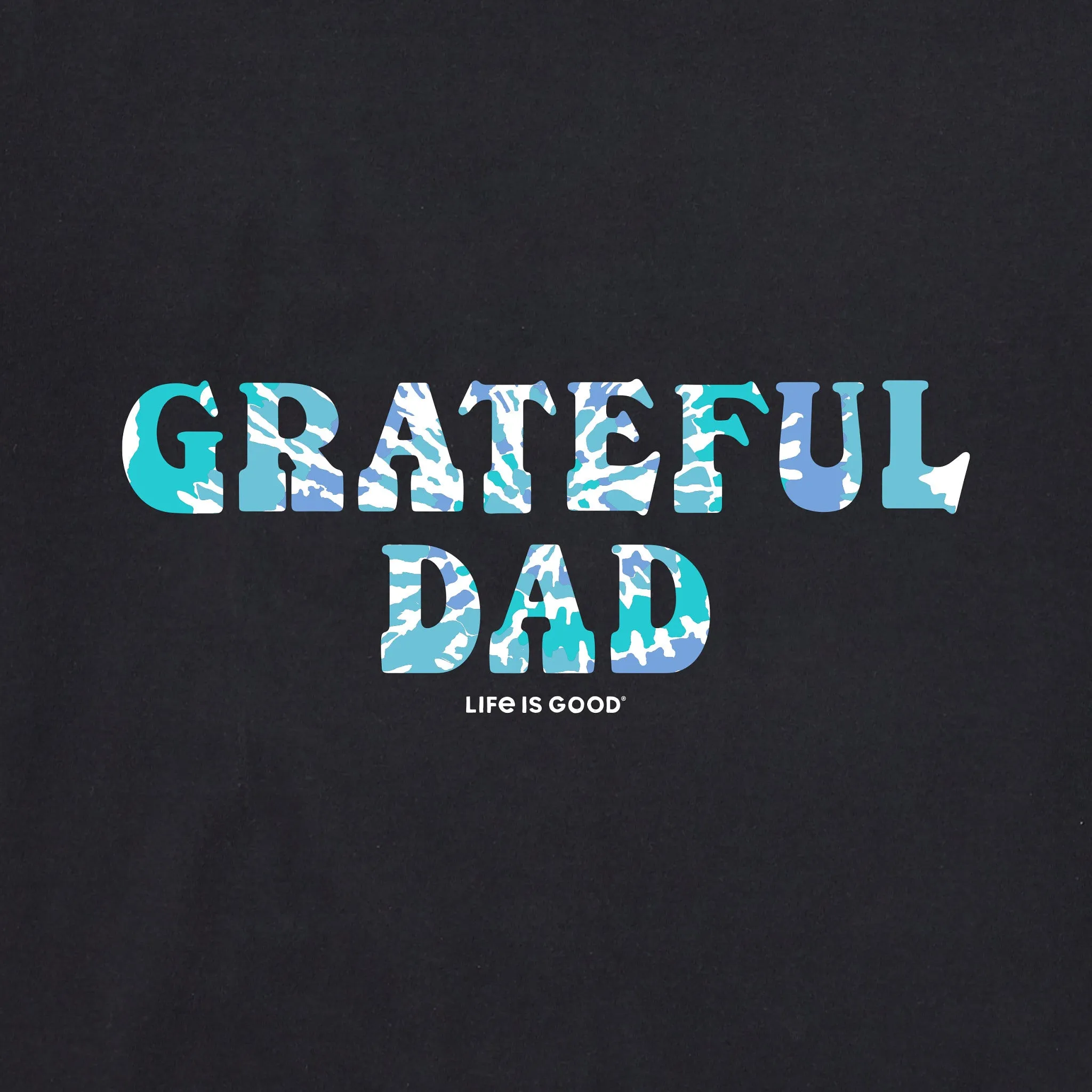 Men's Trippy Grateful Dad Short Sleeve Crusher-LITE Tee Life is Good