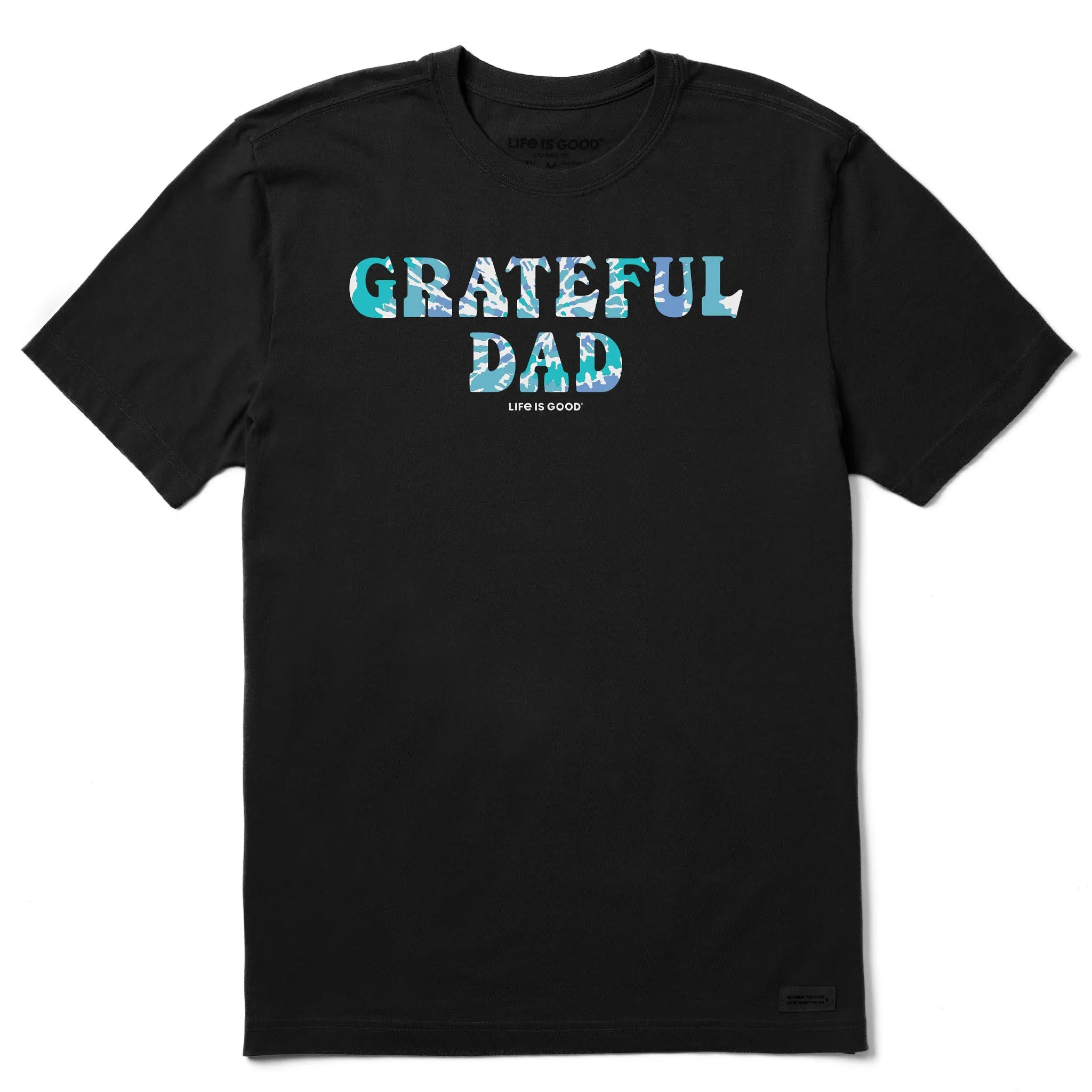 Men's Trippy Grateful Dad Short Sleeve Crusher-LITE Tee Life is Good