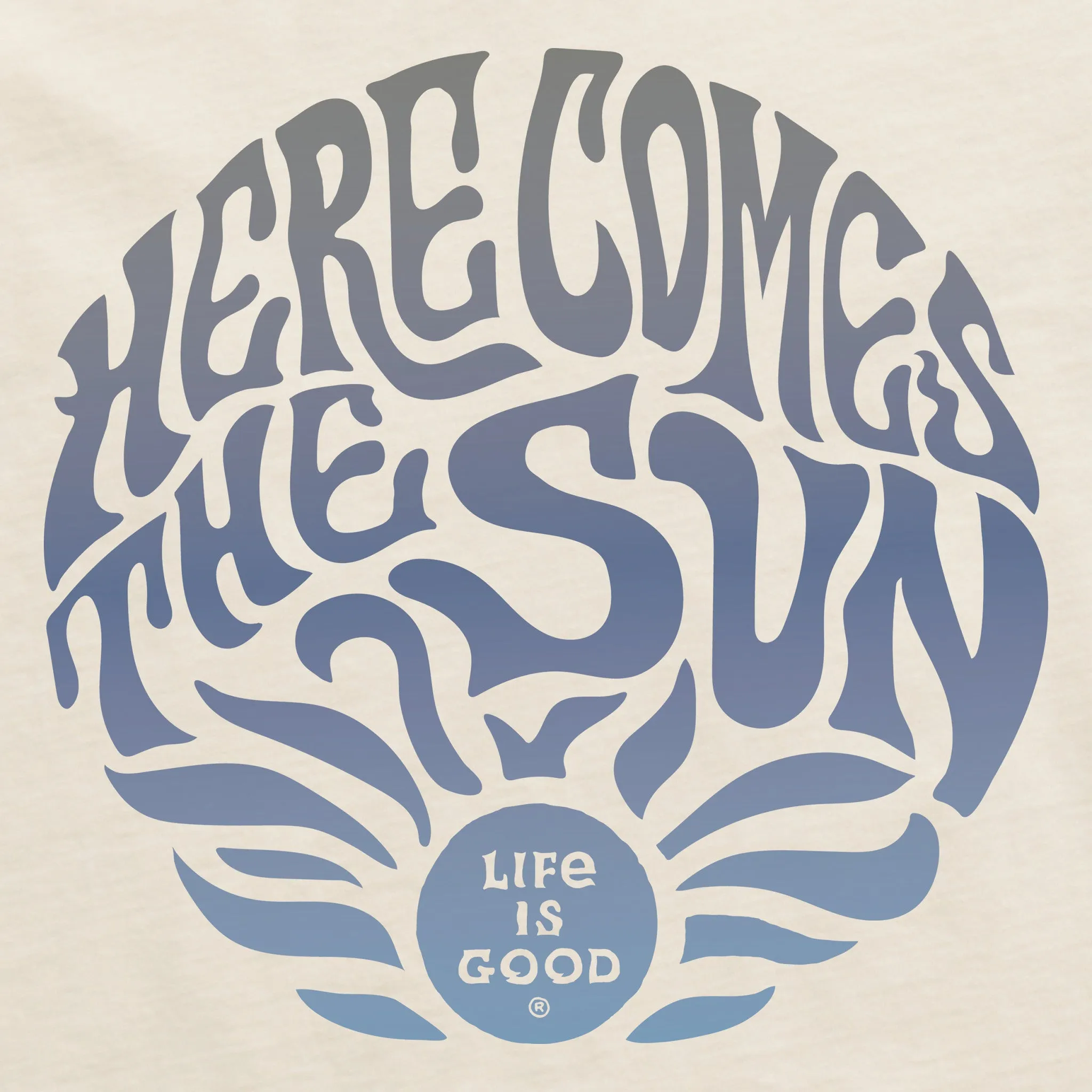 Men's Trippy Here Comes the Sun Short Sleeve Tee Life is Good