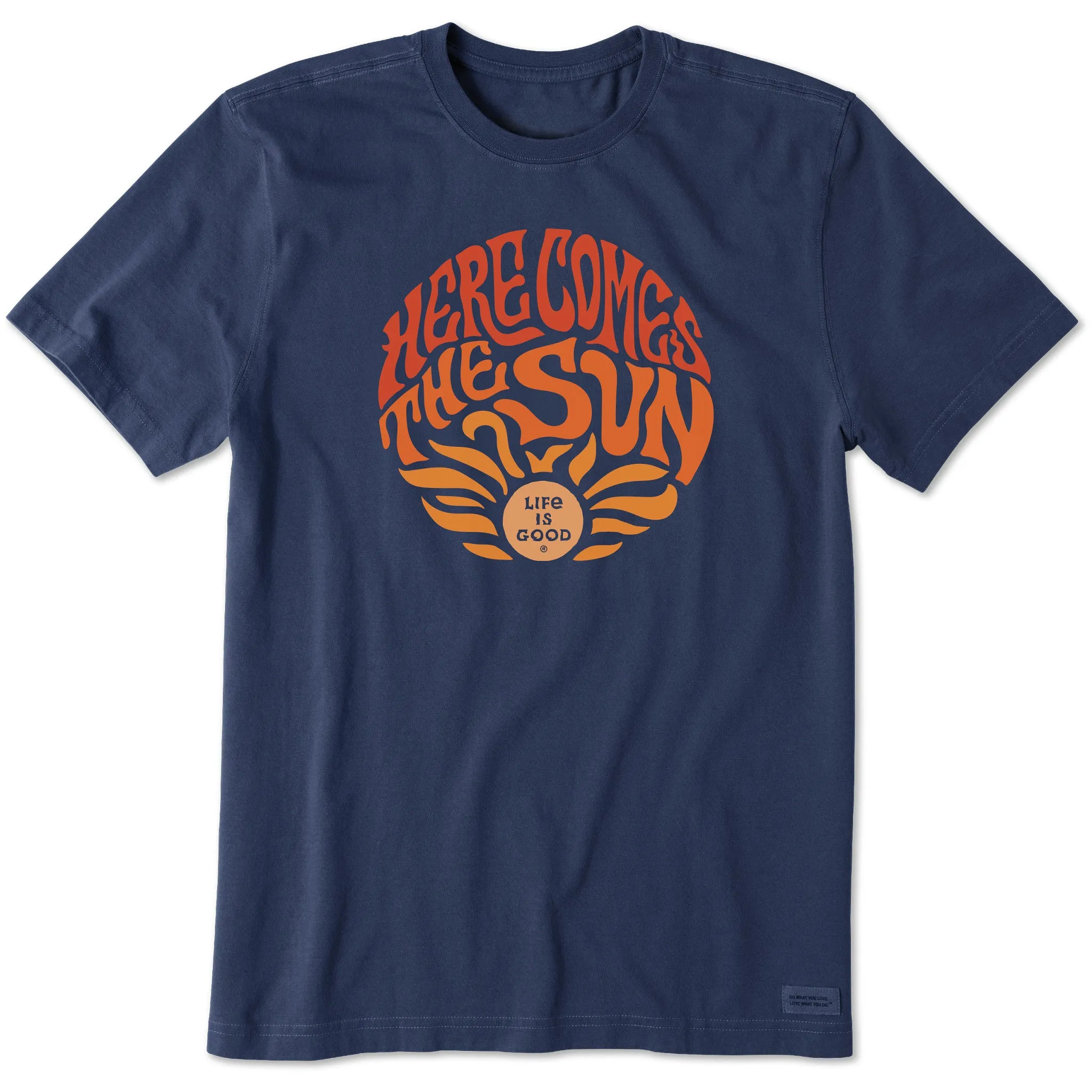 Men's Trippy Here Comes the Sun Short Sleeve Tee Life is Good