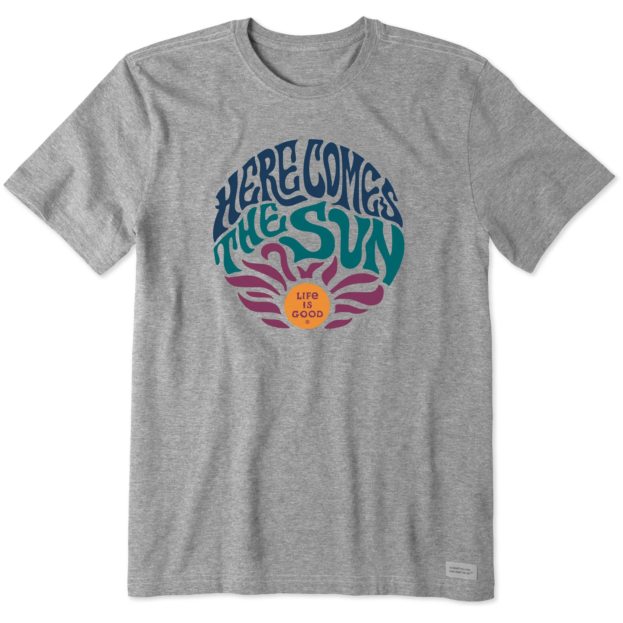 Men's Trippy Here Comes the Sun Short Sleeve Tee Life is Good