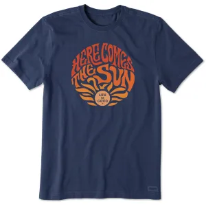 Men's Trippy Here Comes the Sun Short Sleeve Tee Life is Good