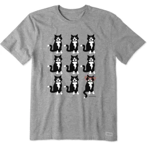 Men's Tuxedo Al Grid Short Sleeve Crusher Tee Life is Good