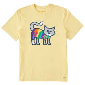 Men's Tye Dye Al Short Sleeve Crusher Tee Life is Good