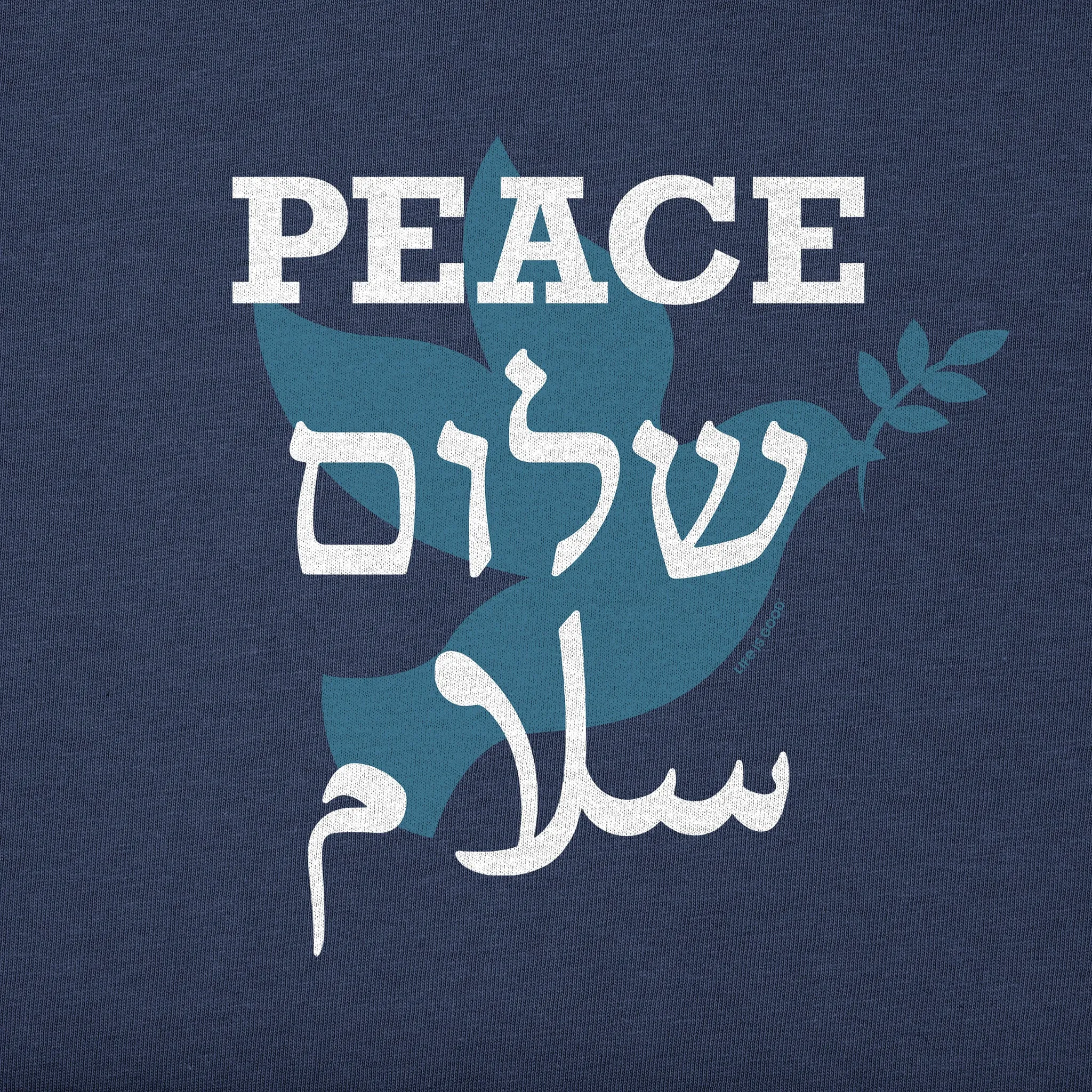 Men's Universal Peace Long Sleeve Crusher Tee Life is Good
