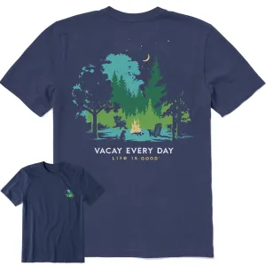 Men's Vacay Every Day Camp Short Sleeve Crusher Tee Life is Good