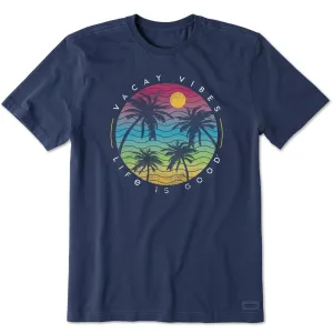 Men's Vacay Vibes Palms Short Sleeve Crusher Tee Life is Good