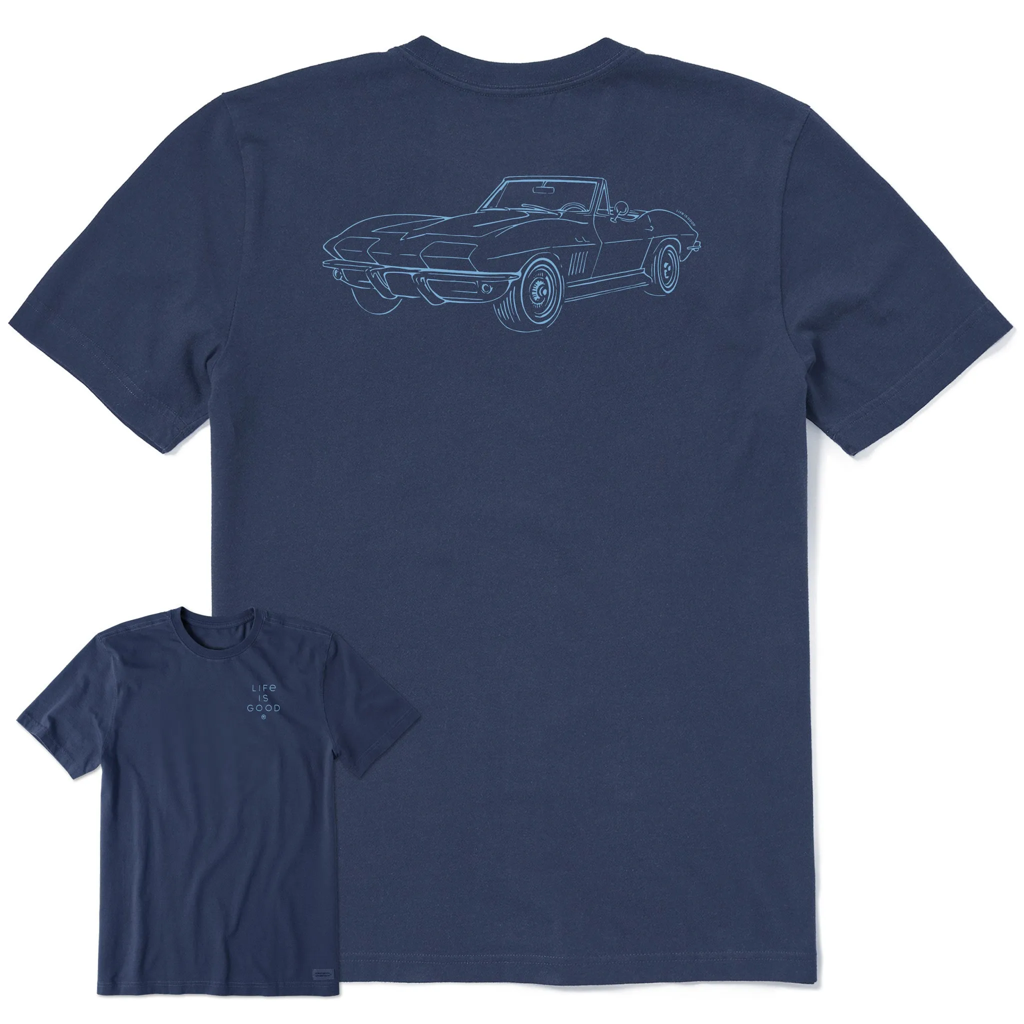 Men's Vette Short Sleeve Tee Life is Good