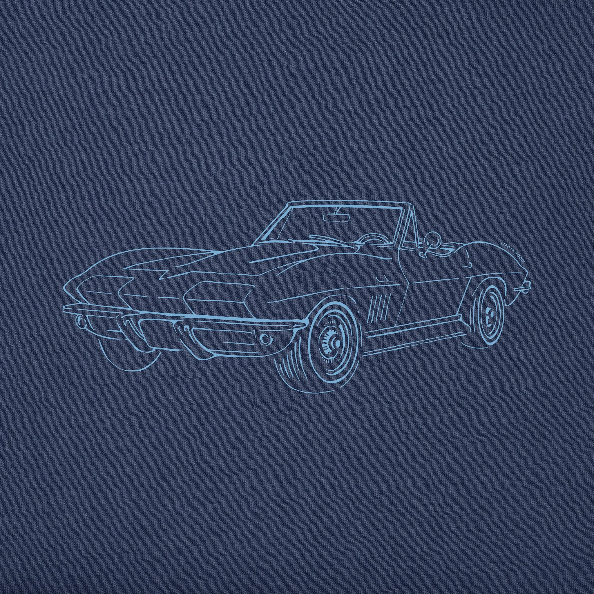 Men's Vette Short Sleeve Tee Life is Good
