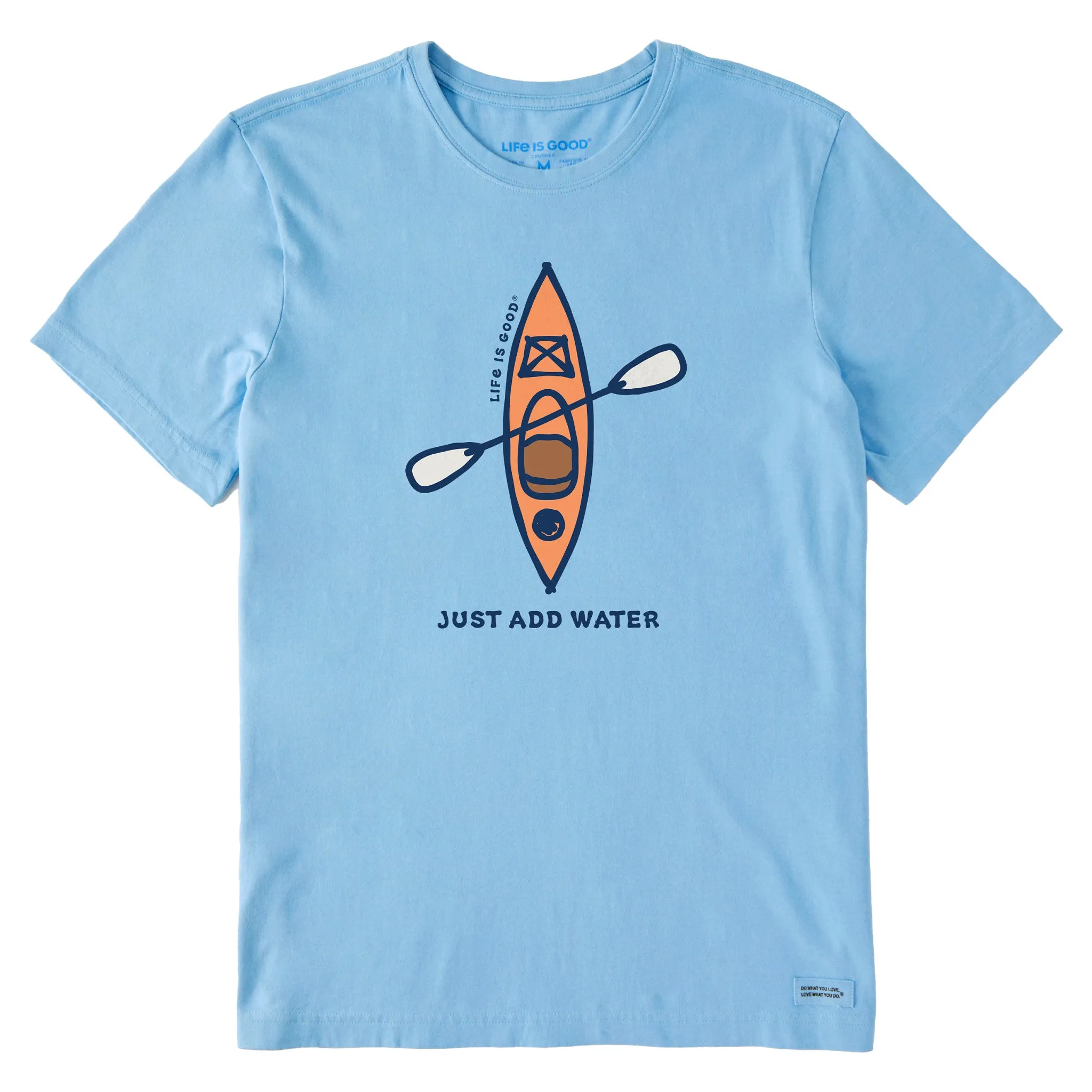 Men's Vintage Just Add Water Kayak Short Sleeve Tee Life is Good