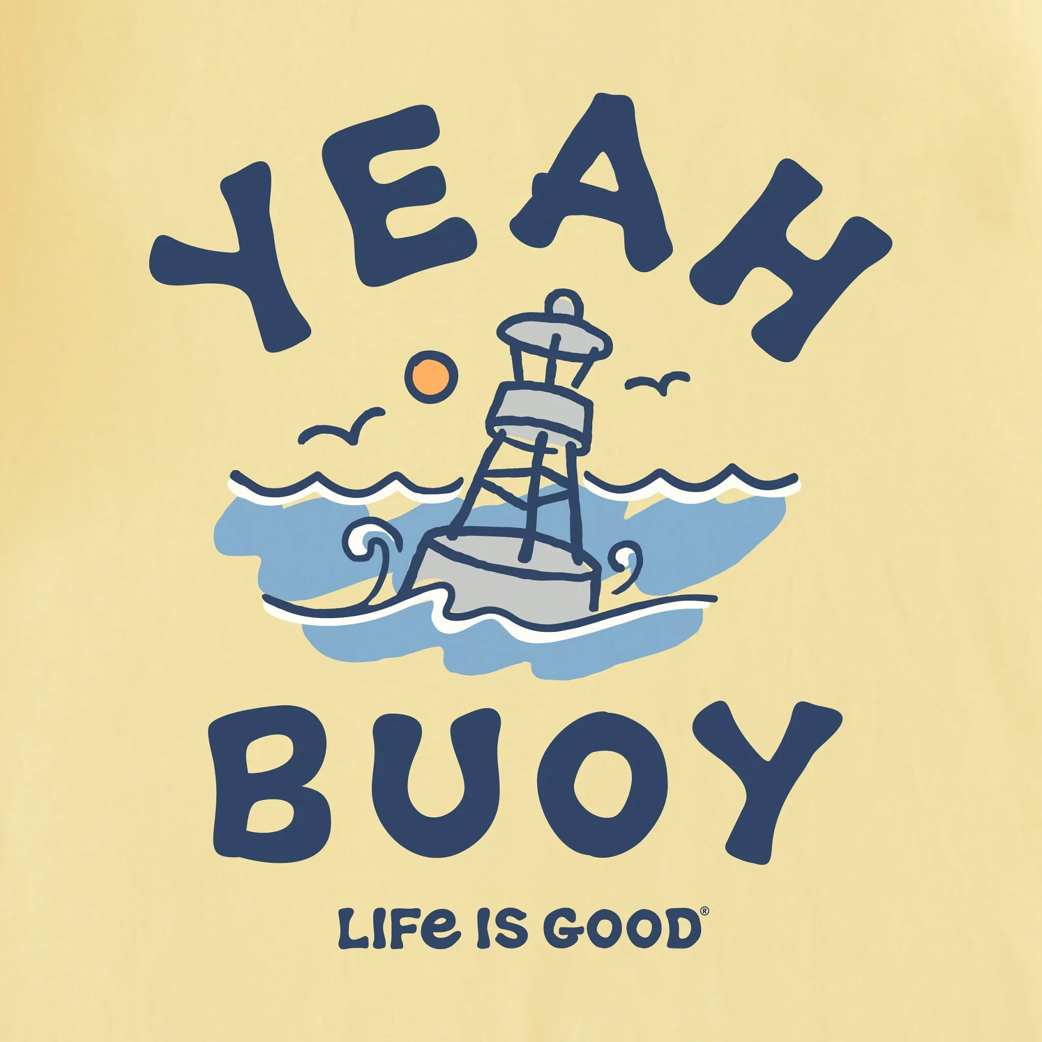 Men's Vintage Yeah Buoy Short Sleeve Tee Life is Good