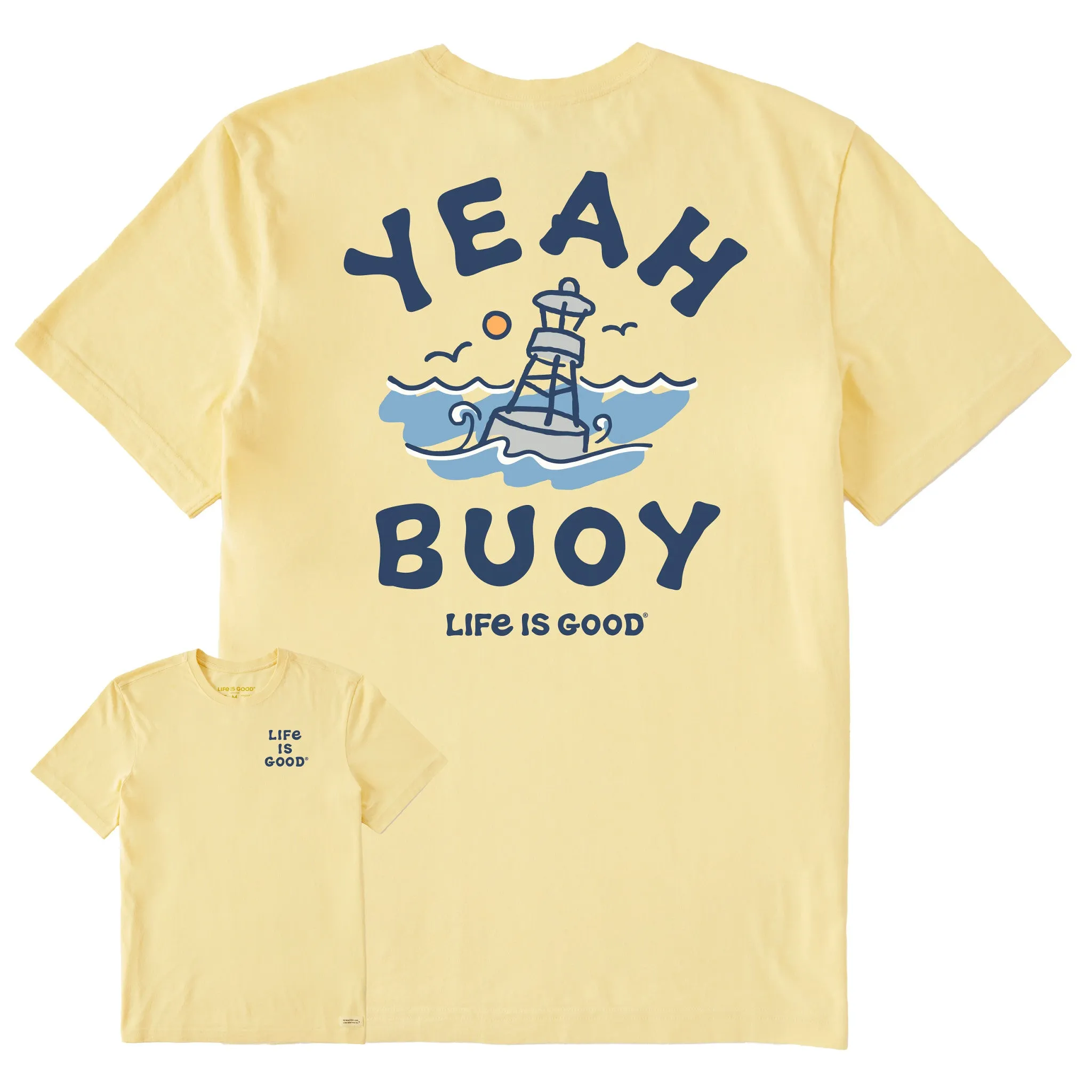 Men's Vintage Yeah Buoy Short Sleeve Tee Life is Good