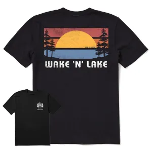 Men's Wake N Lake Short Sleeve Tee Life is Good