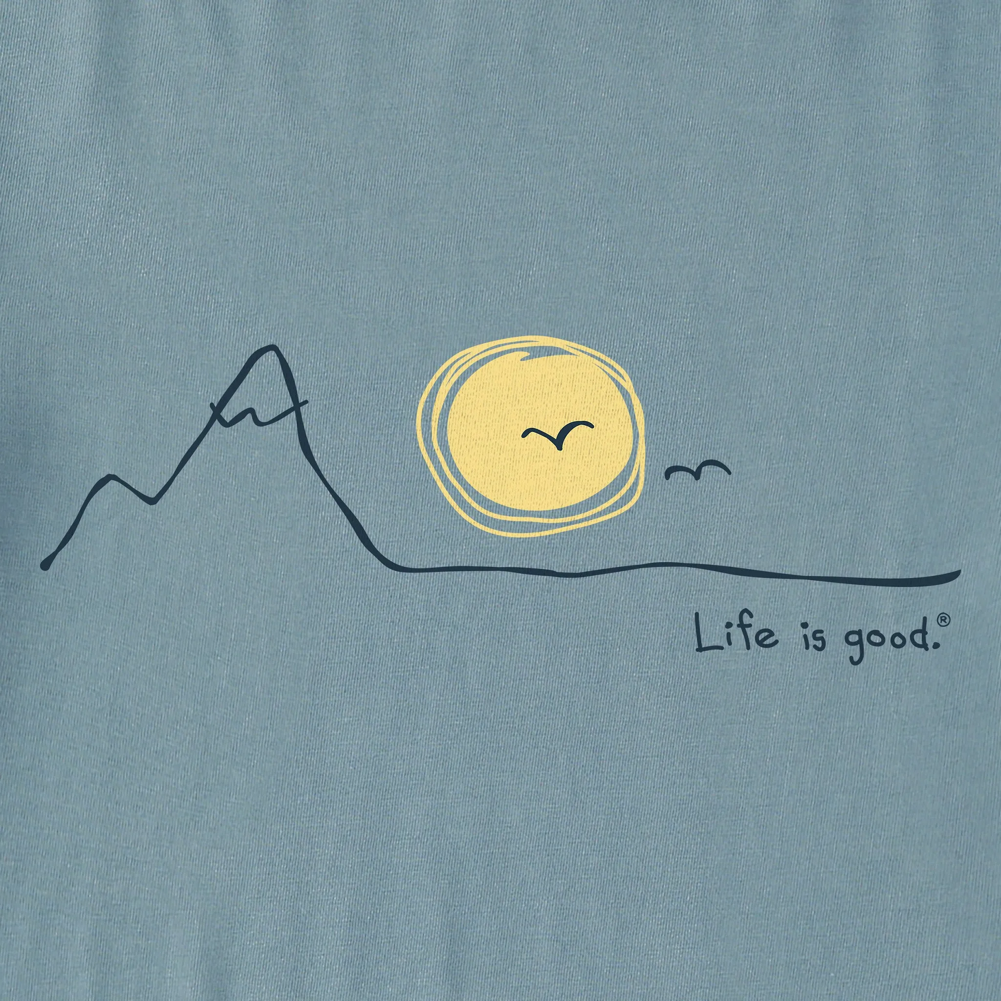 Men's Wander Mountains Short Sleeve Crusher Tee Life is Good