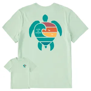 Men's Wavy Turtle Short Sleeve Crusher-LITE Tee Life is Good