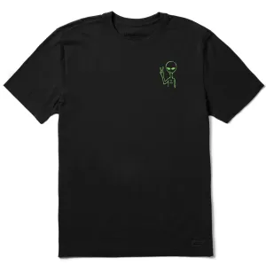 Men's We Come in Peace Short Sleeve Crusher Tee Life is Good