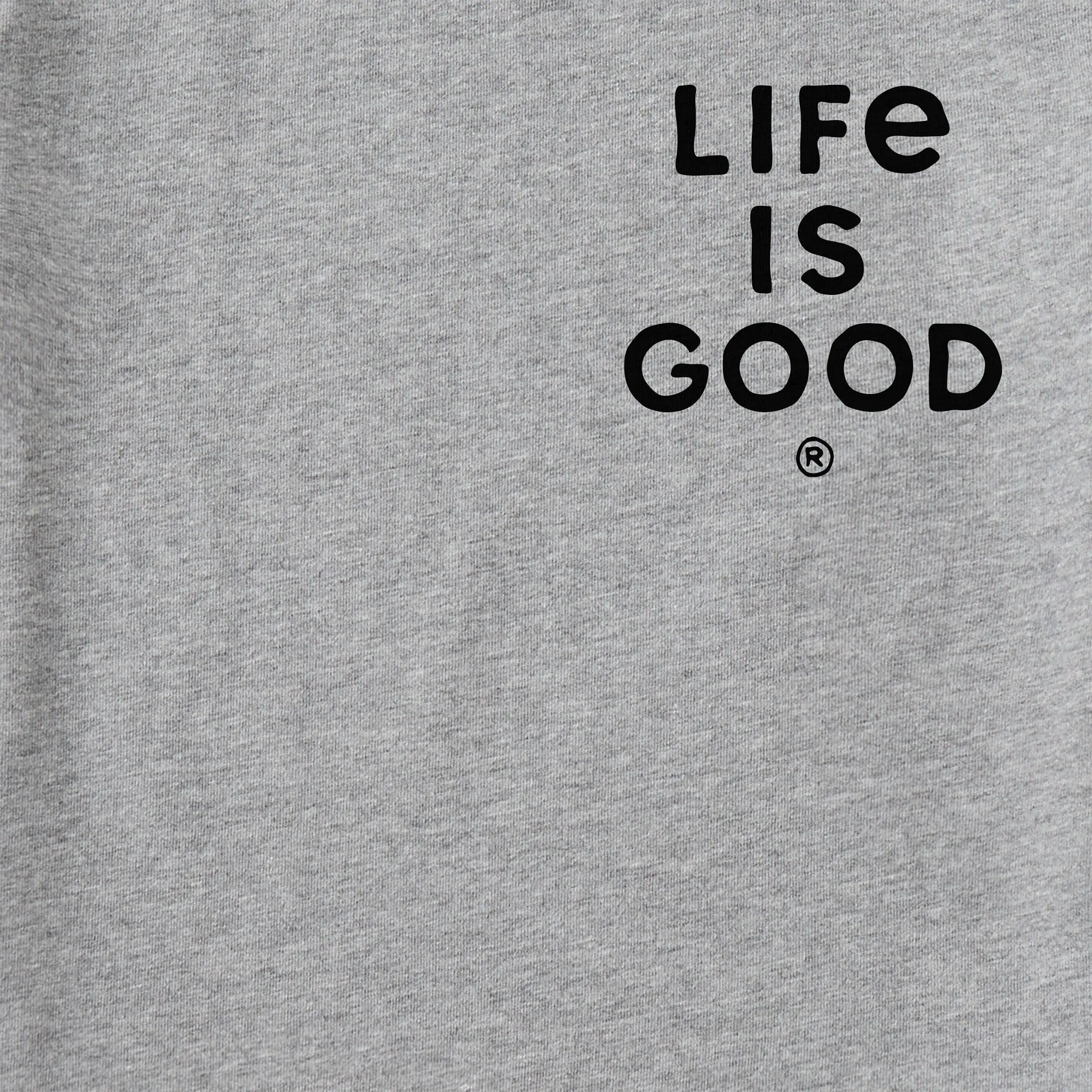 Men's What The Puck Long Sleeve Crusher Tee Life is Good