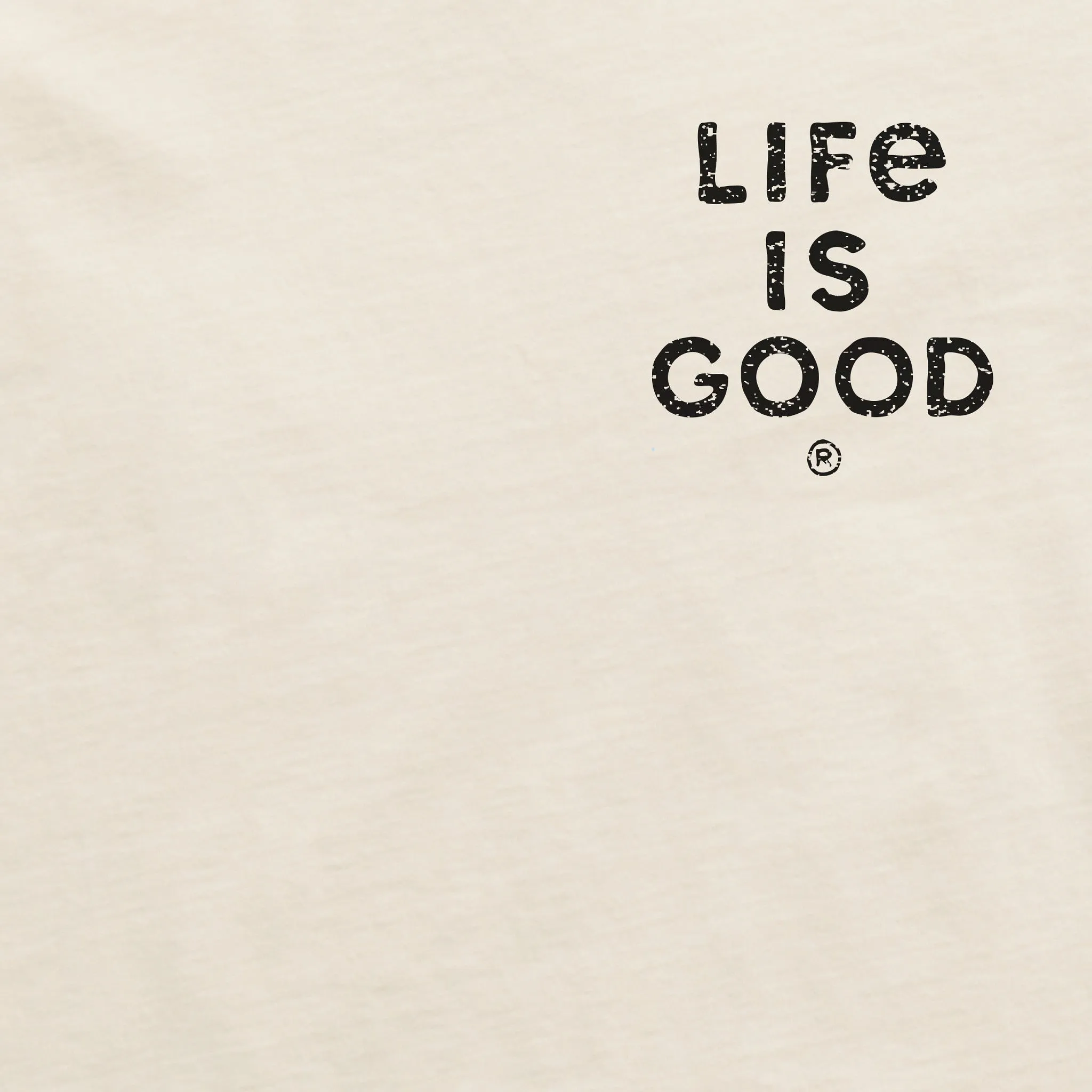 Men's What The Puck Long Sleeve Crusher Tee Life is Good