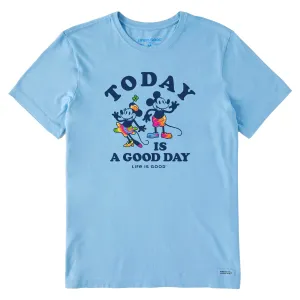 Men's Willie and Lady Good Day Tie Dye Short Sleeve Tee Life is Good
