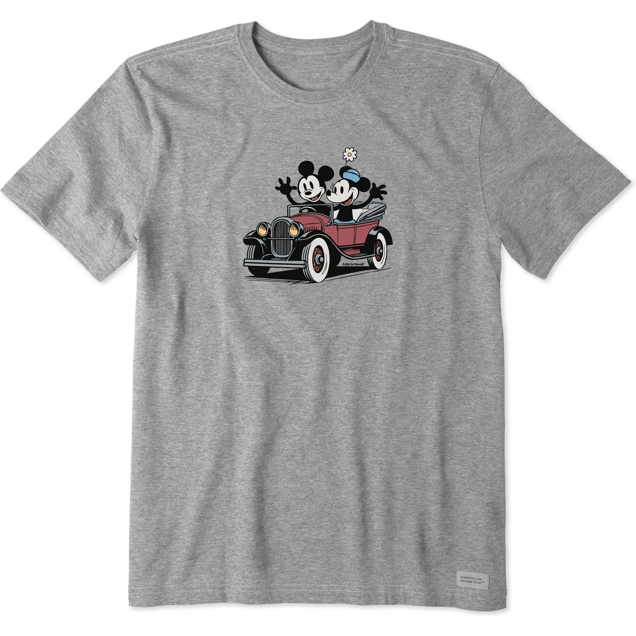 Men's Willie Antique Car Short Sleeve Tee Life is Good