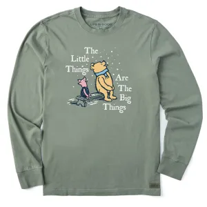 Men's Winnie Little Things are the Big Things Long Sleeve Crusher Tee Life is Good