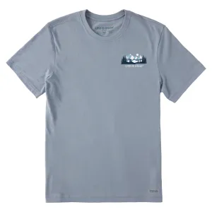Men's Winter Evergreen Short Sleeve Crusher Tee Life is Good