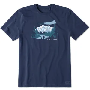 Men's Winter Hike Short Sleeve Crusher Tee Life is Good