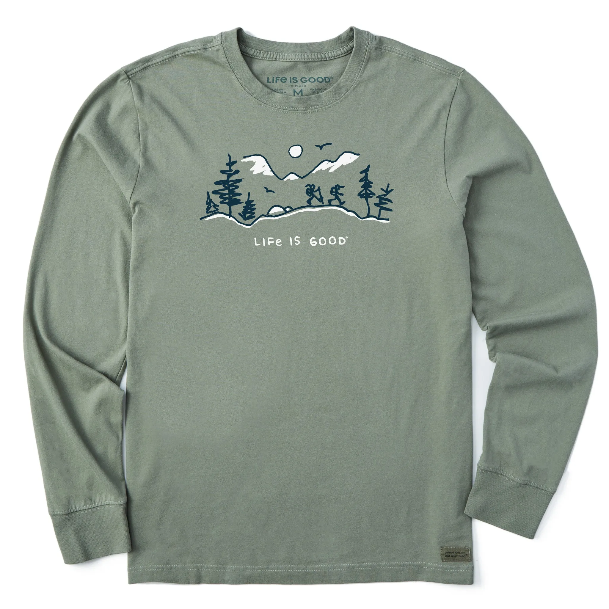 Men's Winter Hike Vista Long Sleeve Crusher Tee Life is Good