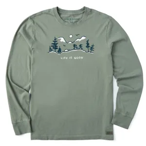 Men's Winter Hike Vista Long Sleeve Crusher Tee Life is Good