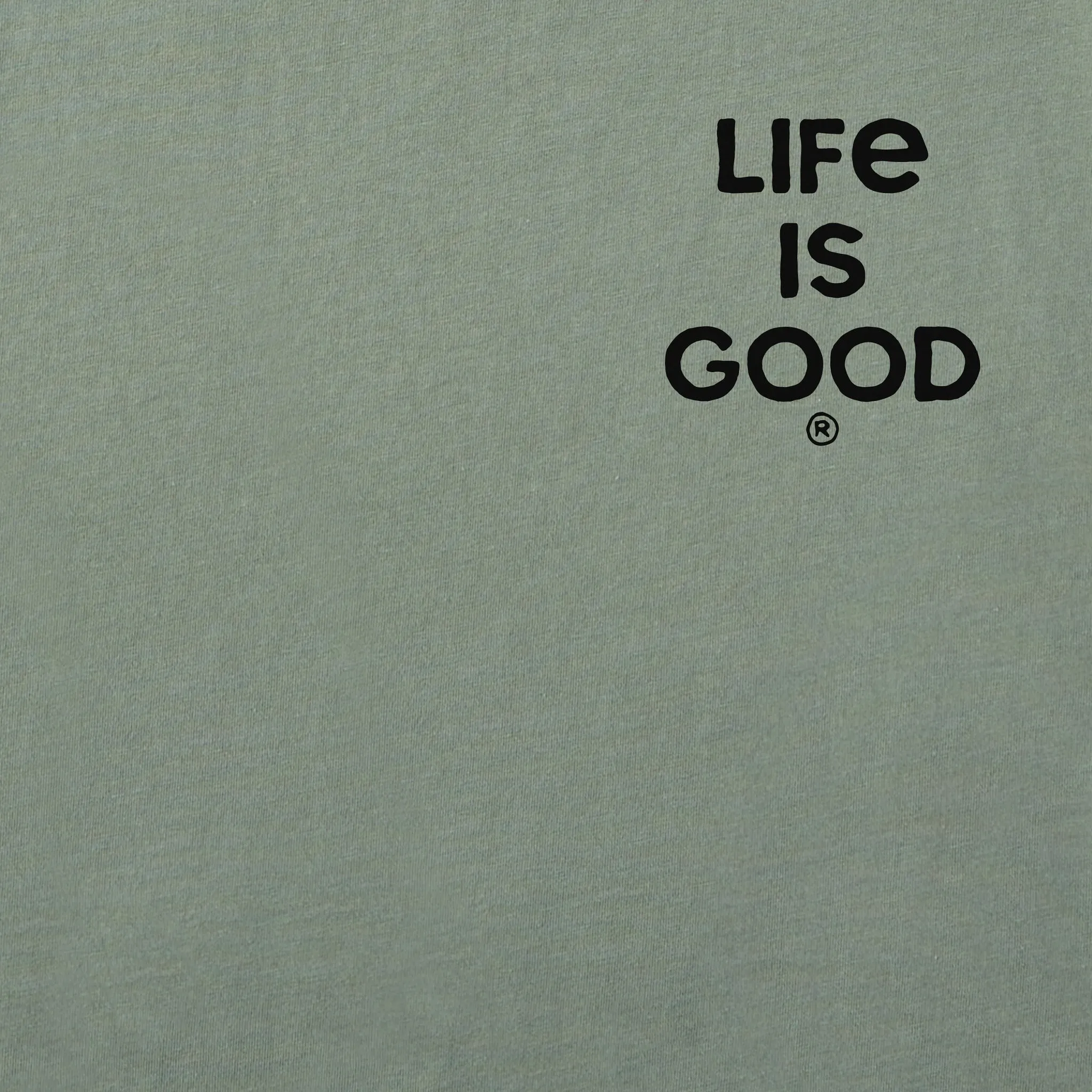 Men's Wishin' I Was Fishin' Short Sleeve Tee Life is Good