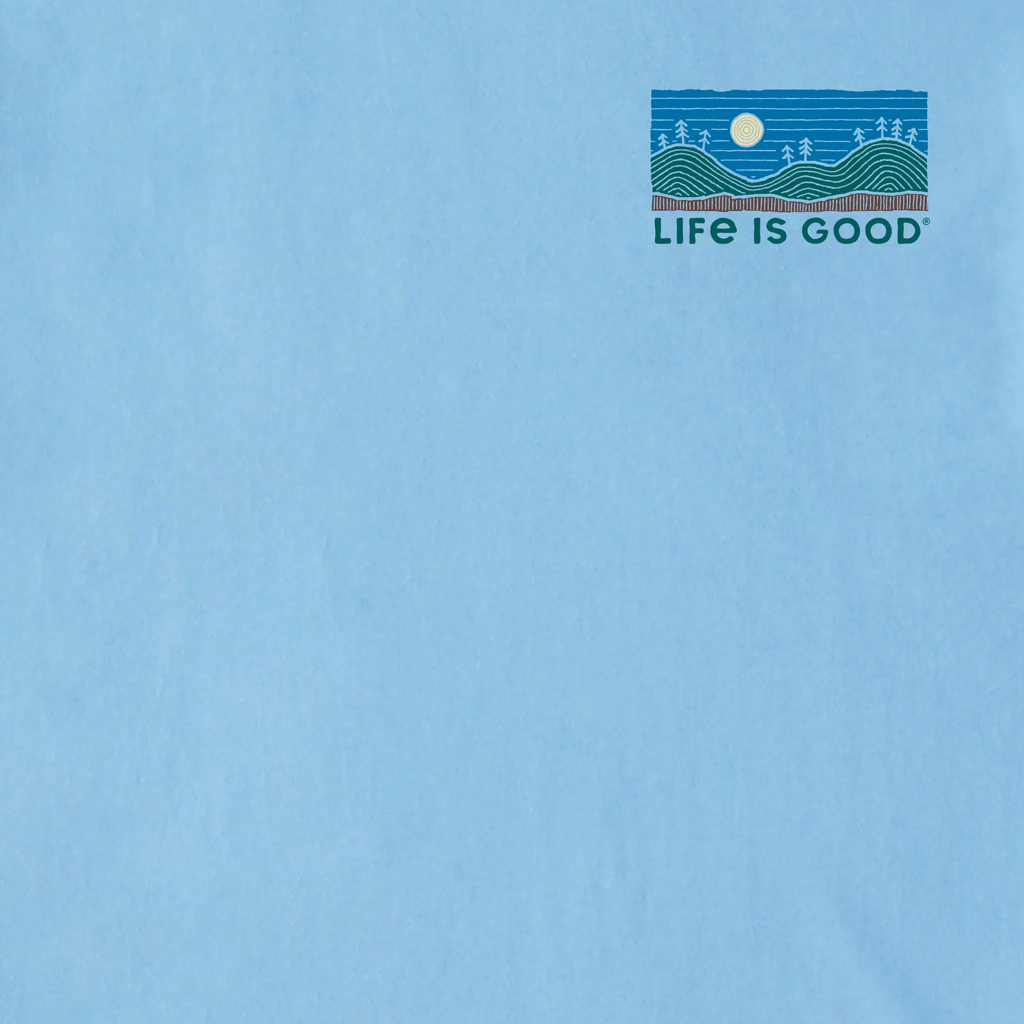 Men's Woodblock Kayak Short Sleeve Tee Life is Good