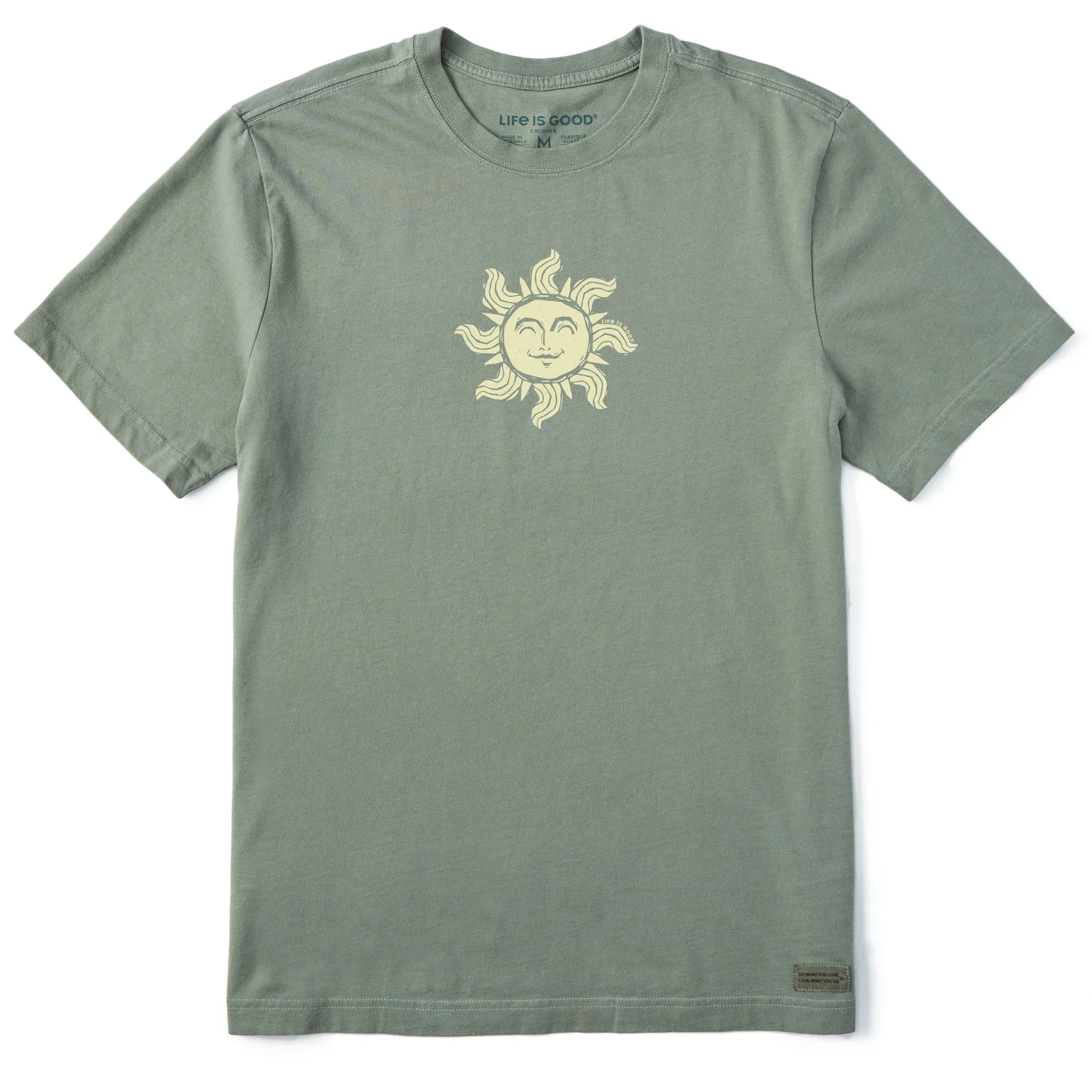 Men's Woodcut Sunshine Short Sleeve Crusher Tee Life is Good