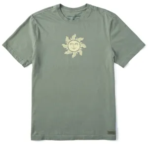 Men's Woodcut Sunshine Short Sleeve Crusher Tee Life is Good