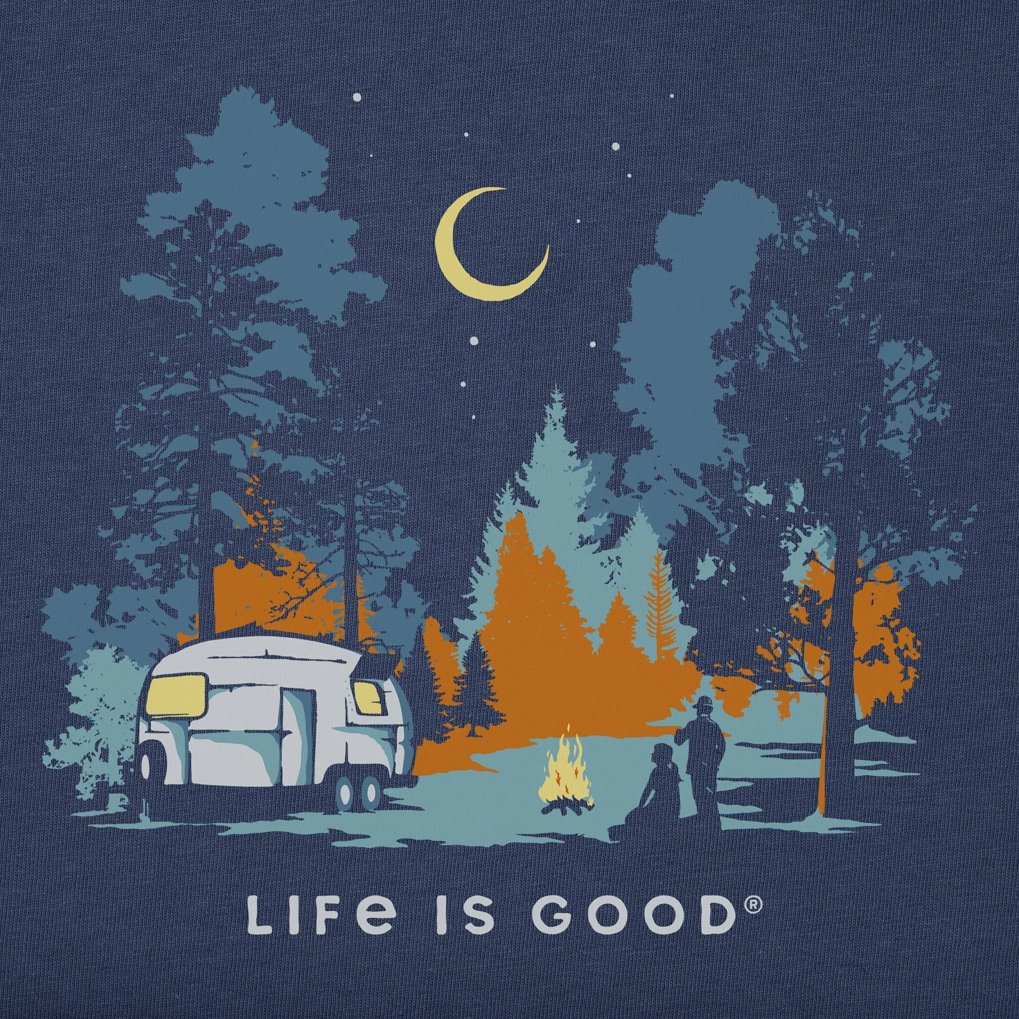 Men's Woodsy RV Camp Short Sleeve Tee Life is Good