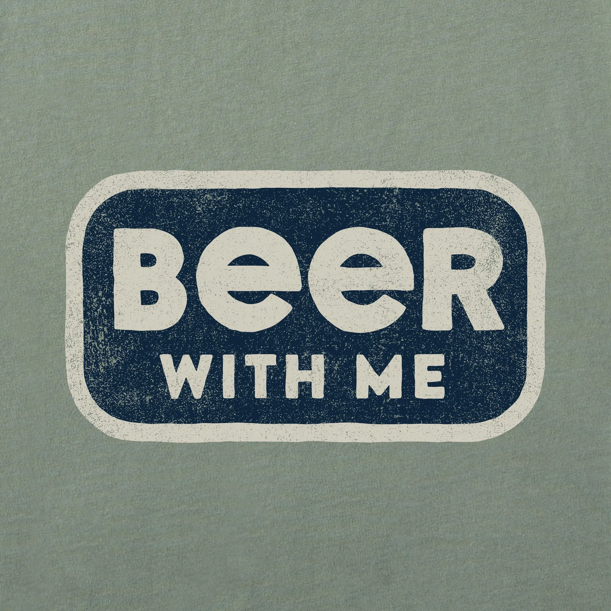 Men's Wordsmith Beer with Me Short Sleeve Tee Life is Good