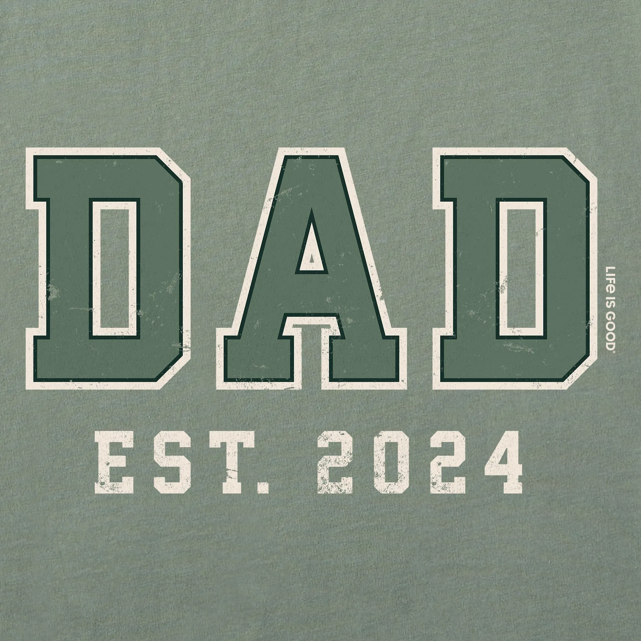 Men's Wordsmith Dad Est. 2024 Short Sleeve Tee Life is Good