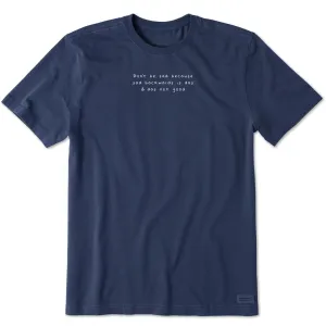 Men's Wordsmith Das Not Good Short Sleeve Crusher Tee Life is Good