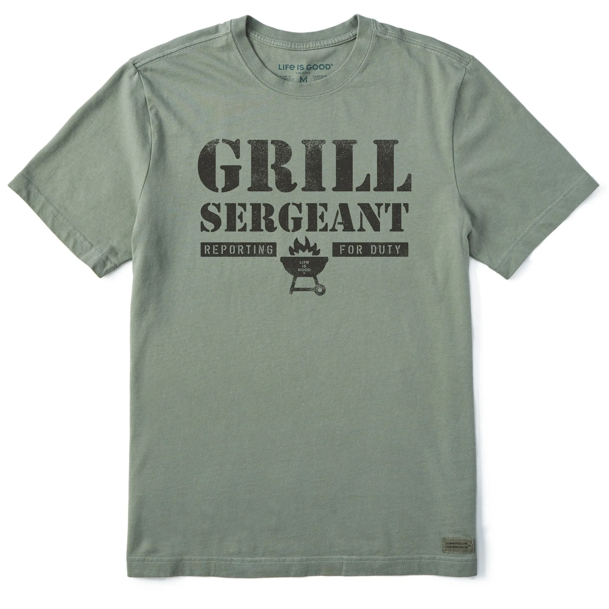 Men's Wordsmith Grill Sergeant Short Sleeve Tee Life is Good
