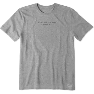 Men's Wordsmith Love Dogs Short Sleeve Crusher Tee Life is Good