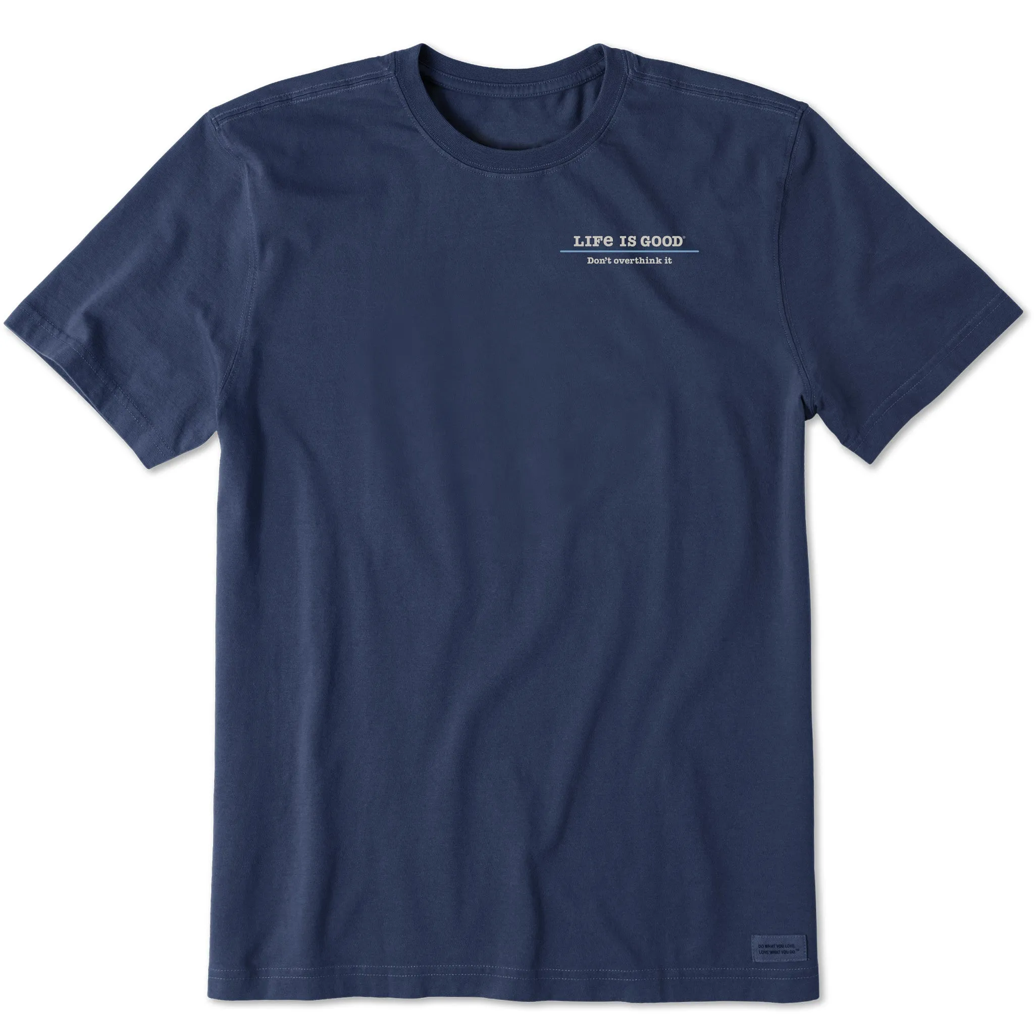 Men's Wordsmith Typewriter Overthink Short Sleeve Tee Life is Good