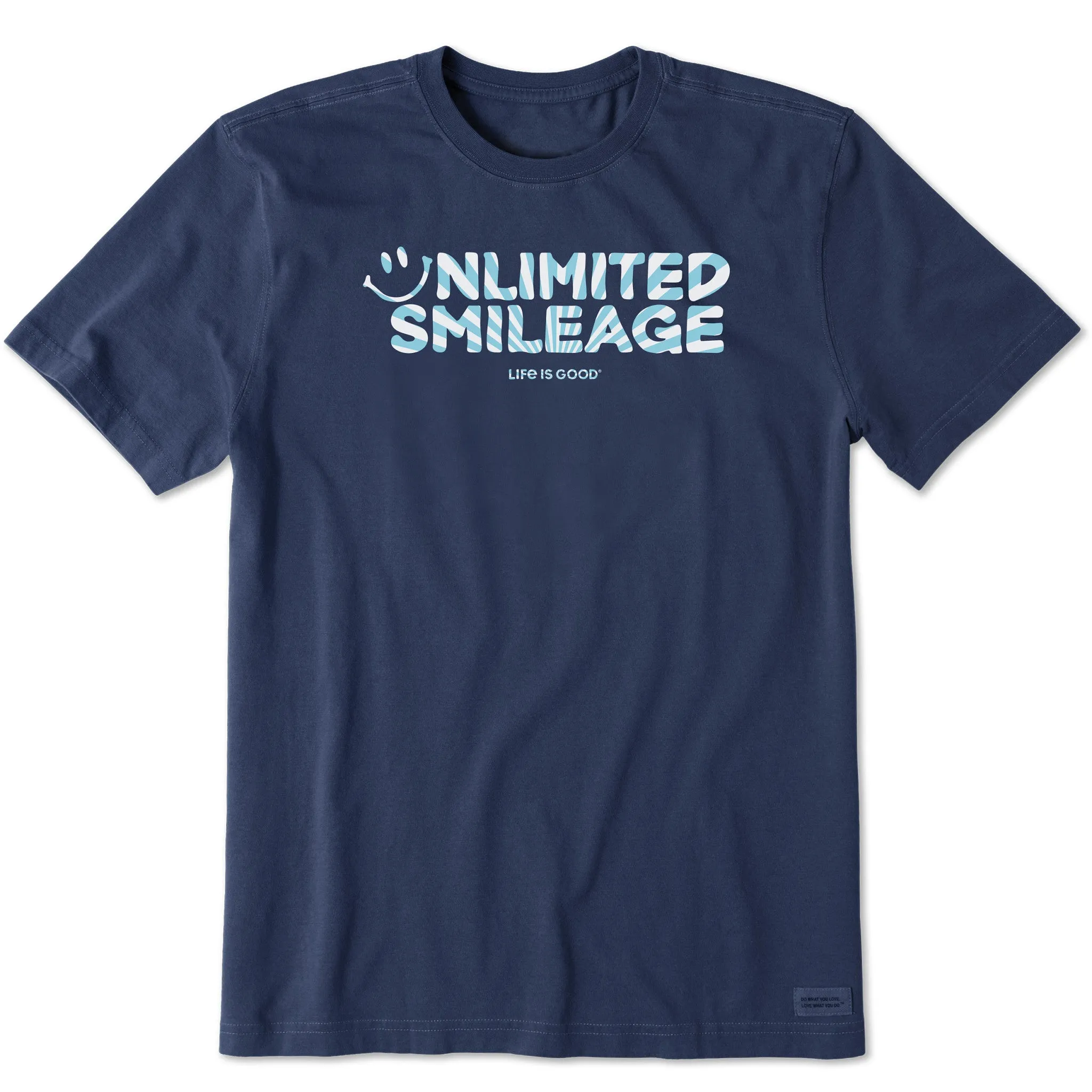 Men's Wordsmith Unlimited Smileage Short Sleeve Tee Life is Good