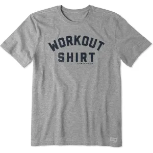 Men's Workout Shirt Short Sleeve Crusher Tee Life is Good