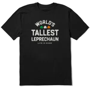 Men's World's Tallest Leprechaun Short Sleeve Crusher Tee Life is Good