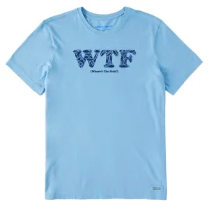 Men's WTF Fish Short Sleeve Tee Life is Good