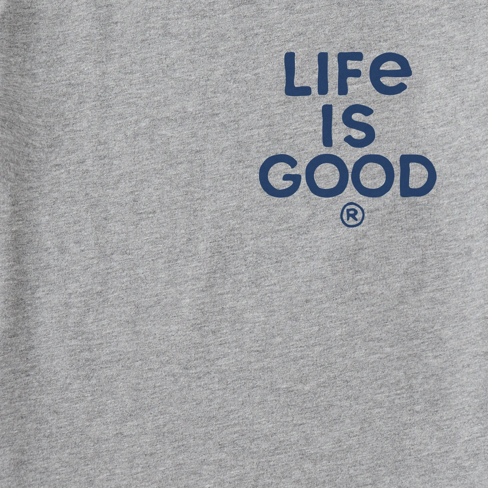 Men's WTF Where's the Fish Short Sleeve Crusher Tee Life is Good