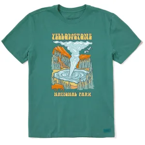 Men's Yellowstone Poster Short Sleeve Crusher Tee Life is Good